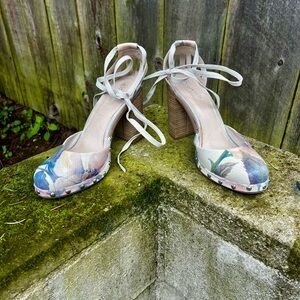 Seychelle’s Floral Block Heel Women's Shoes